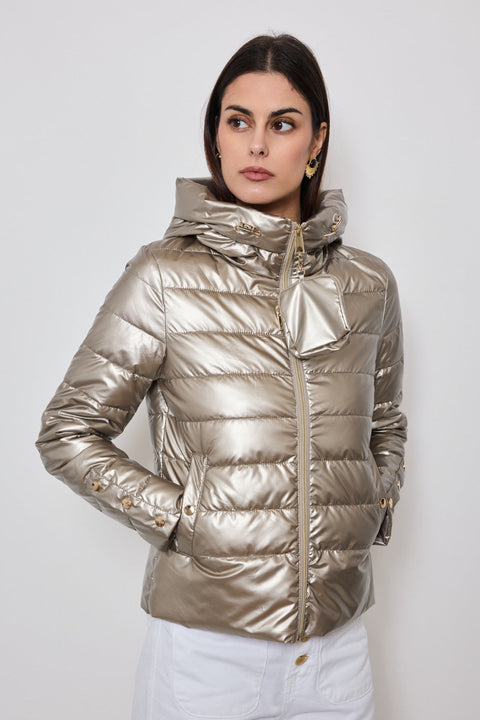 Quilted Hooded Jacket