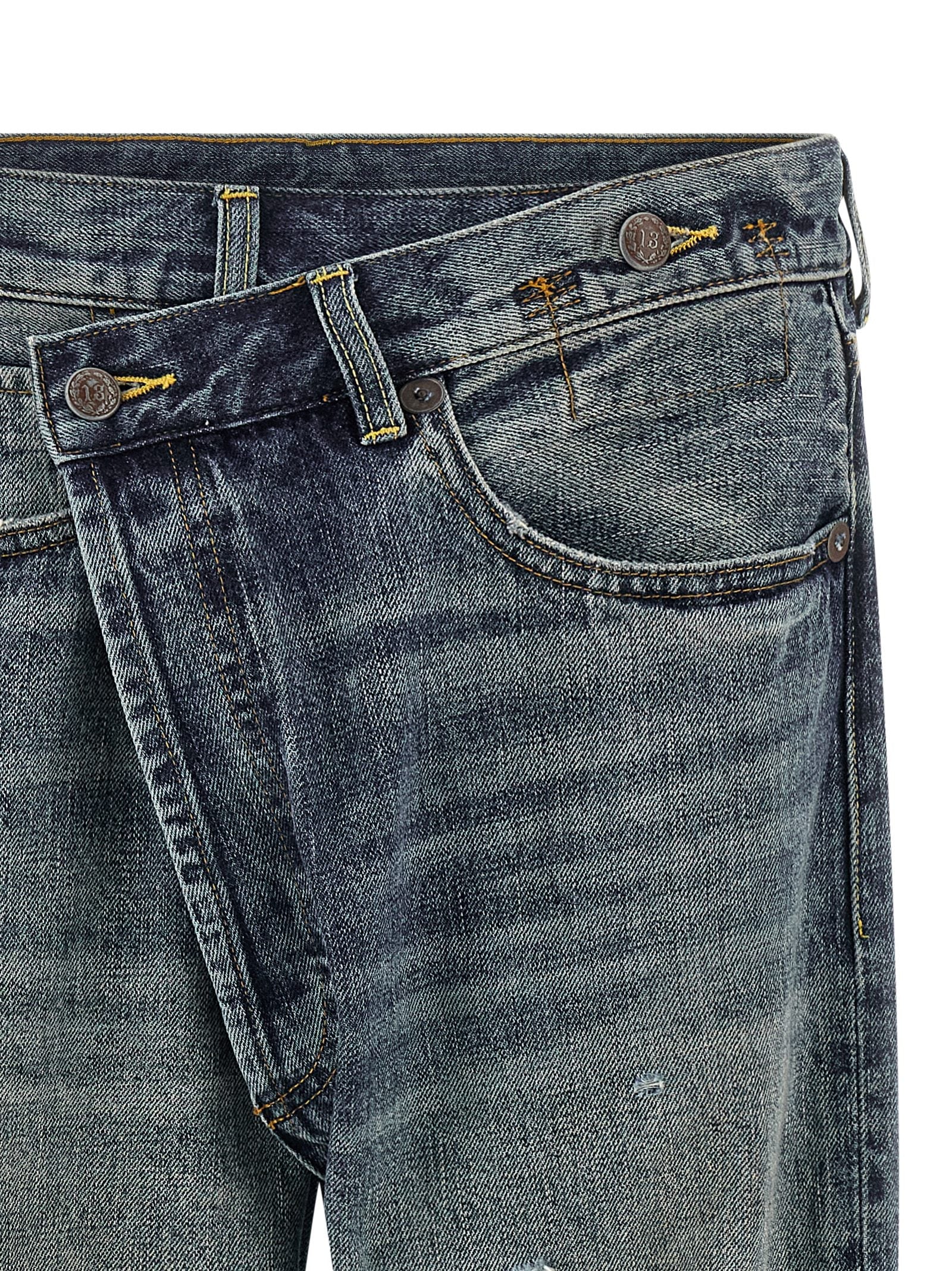 R13 Crossover Jeans