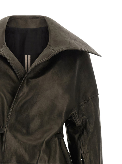 Rick Owens Dracucollar Belted Coat