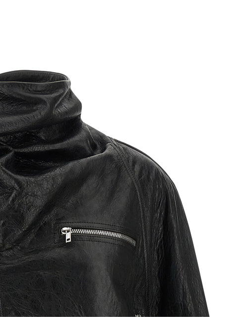 Rick Owens Cropped Scarf Flight Jacket