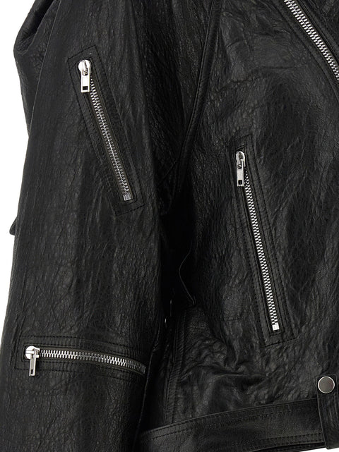 Rick Owens Cropped Scarf Flight Jacket