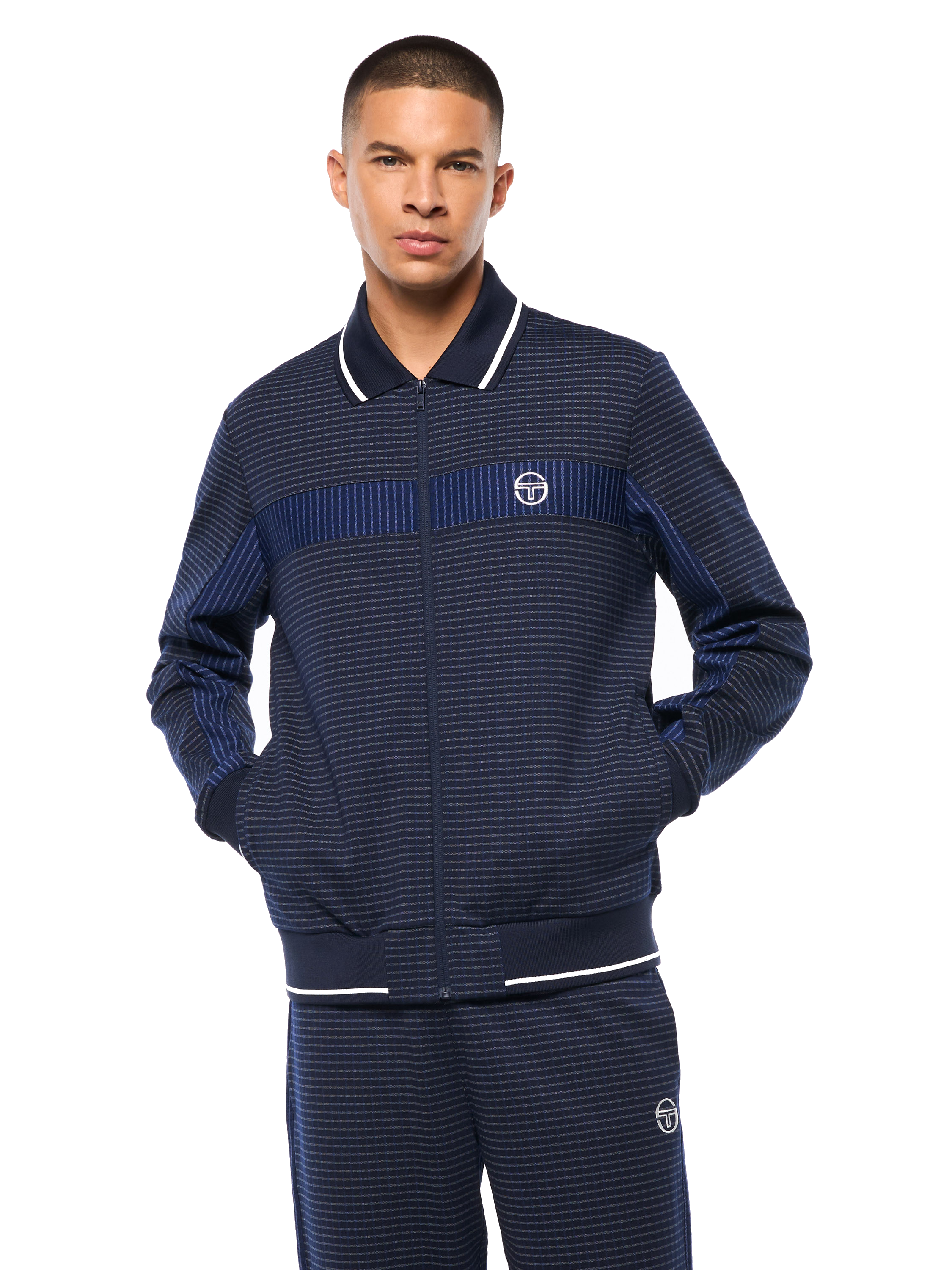 Rete Track Jacket-Maritime Blue