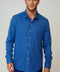 Retro Blues Long Sleeve Tech Shirt