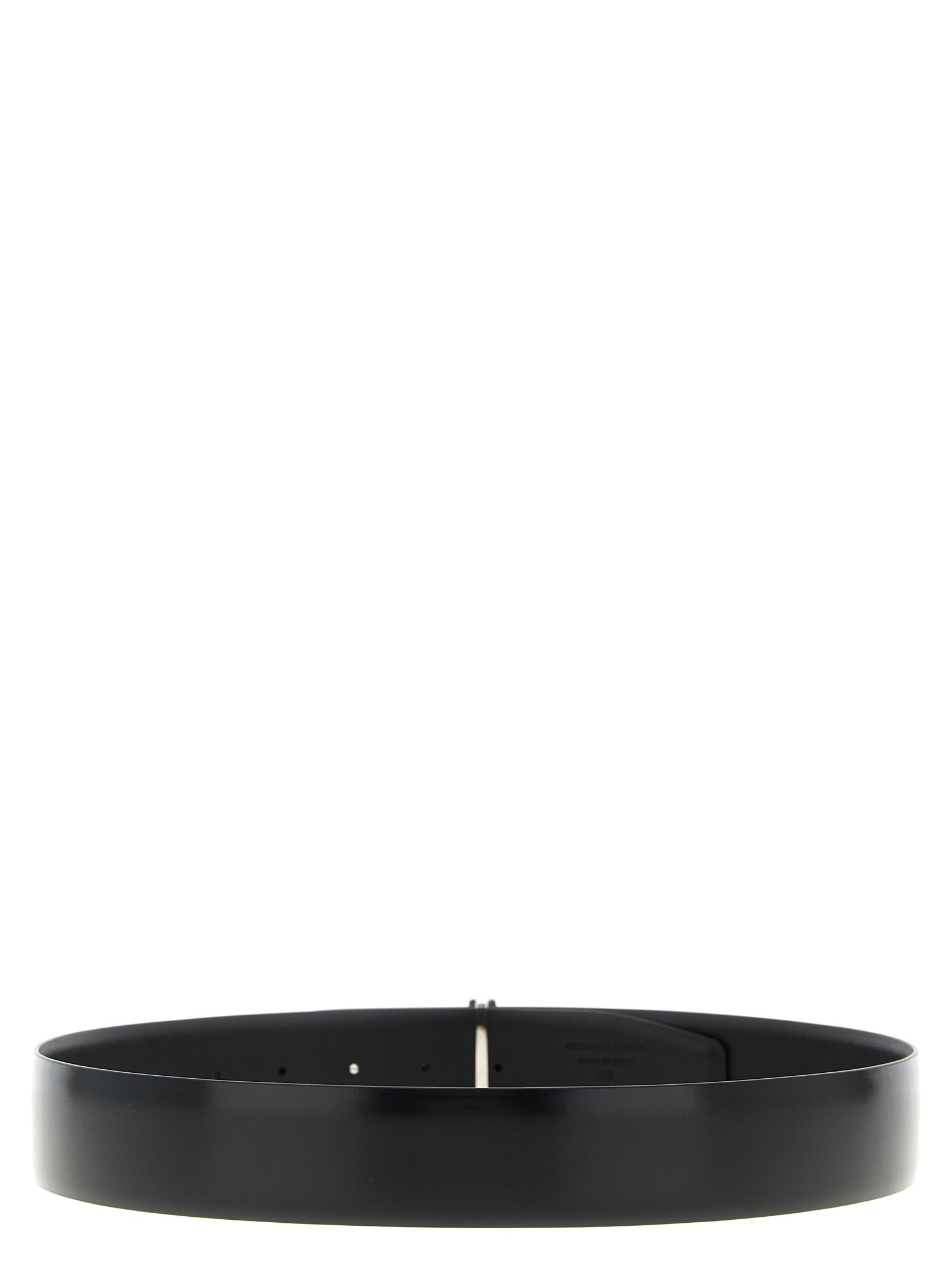 Reversible Shiny Calf Leather Belt