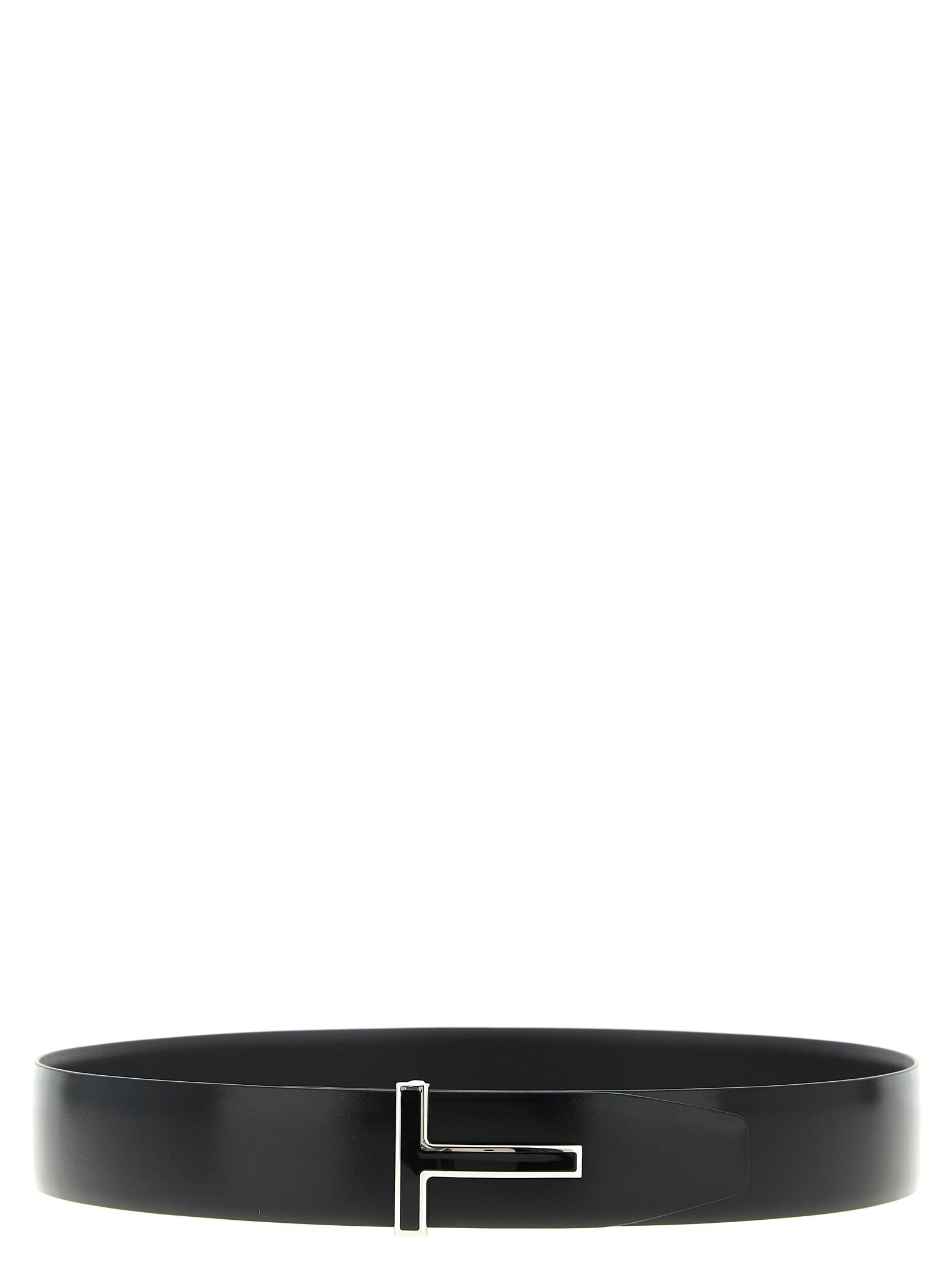 Reversible Shiny Calf Leather Belt