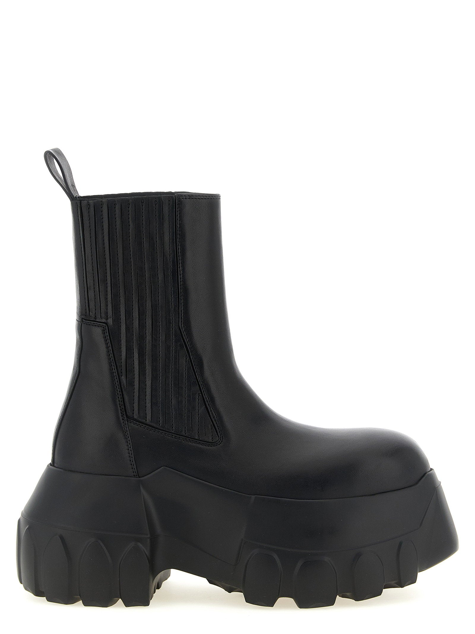 Rick Owens Beatle Mega Tractor Ankle Boots