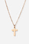 Rose Gold Cross Necklace