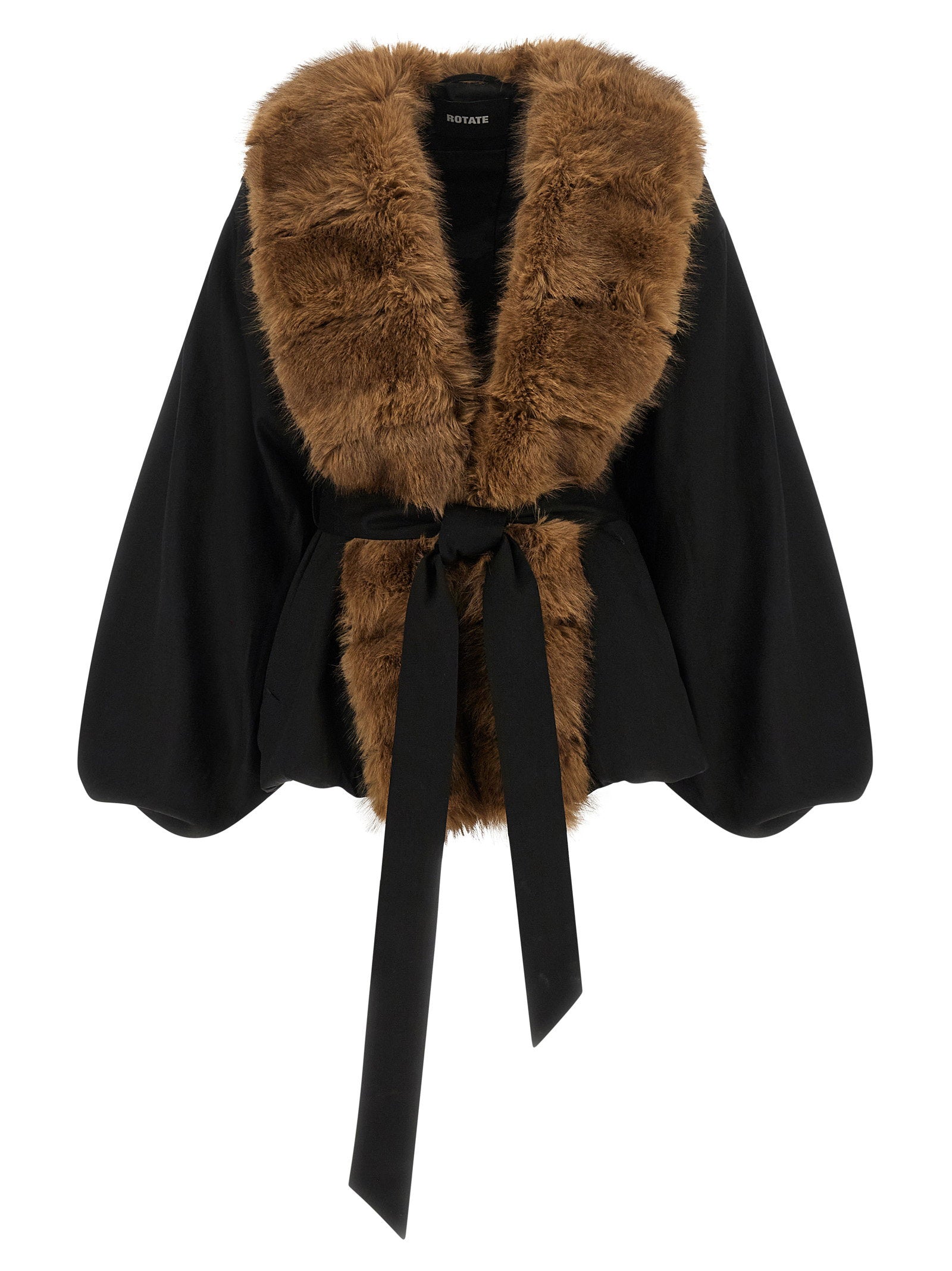 Rotate Birger Christensen Faux Fur Collar Jacket