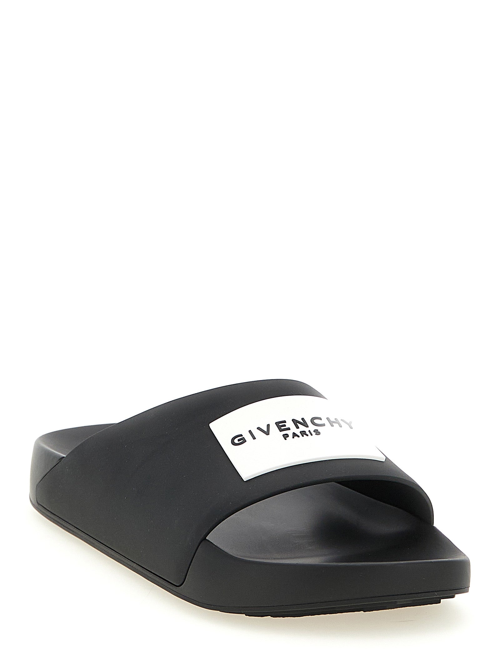 Rubber Logo Patch Mules for Comfort