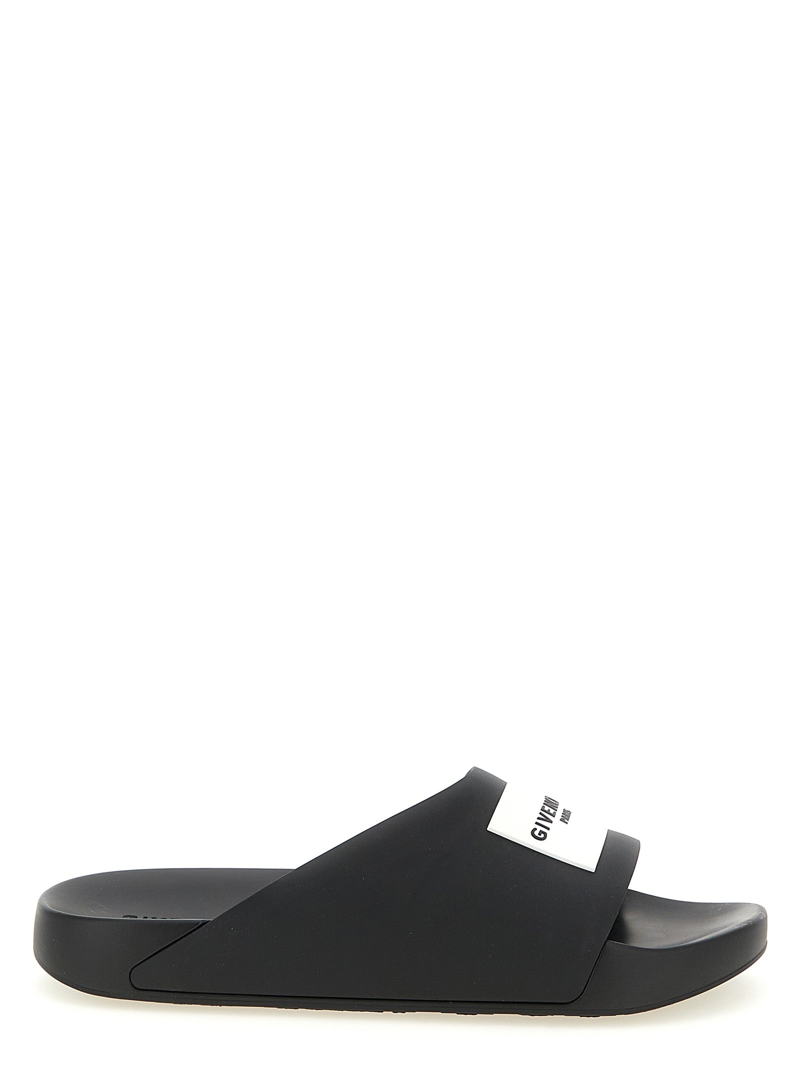 Rubber Logo Patch Mules for Comfort