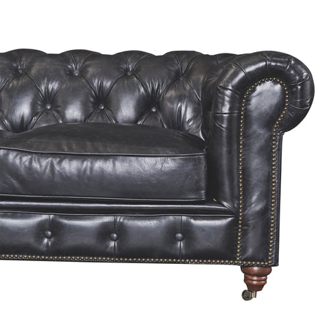 Century Chesterfield Sofa - Slate Leather