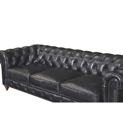 Century Chesterfield Sofa - Slate Leather