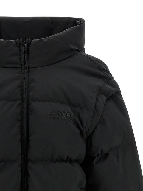 Mm6 Maison Margiela Numeric Signature Mm6 Embroidery Down Jacket