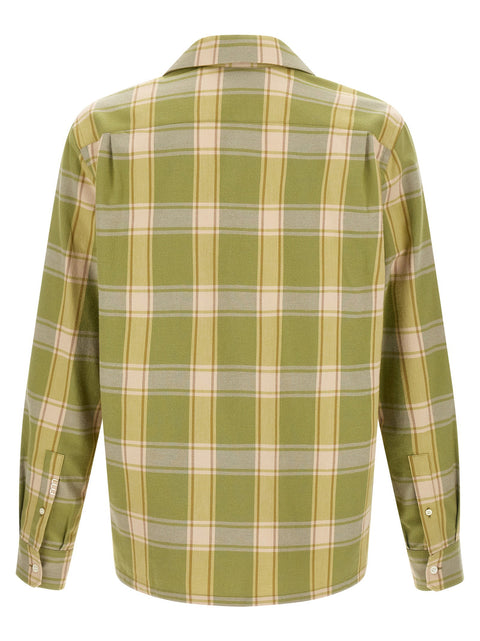 J.w.anderson Green Check Shirt