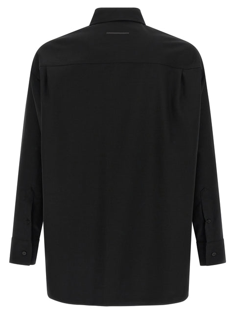 Mm6 Maison Margiela Jacquard Label Shirt