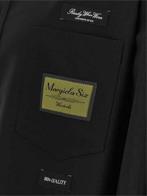 Mm6 Maison Margiela Jacquard Label Shirt