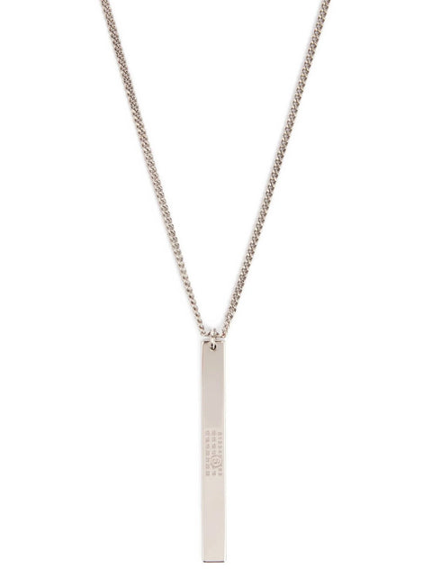 Mm6 Maison Margiela Mm6 Numeric Bar Necklace