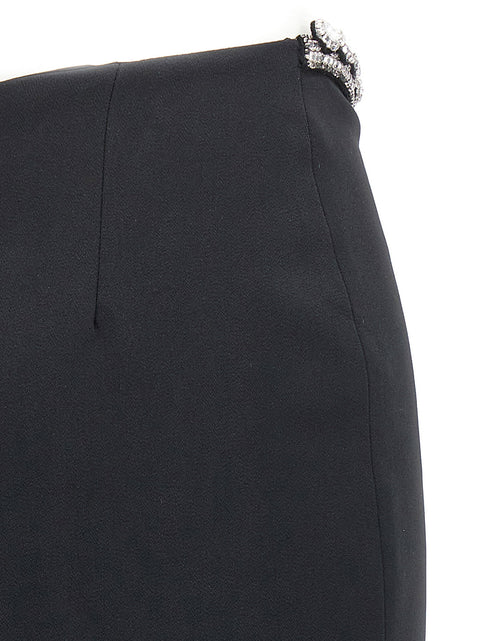 David Koma Puffer Circle Embroidery Skirt