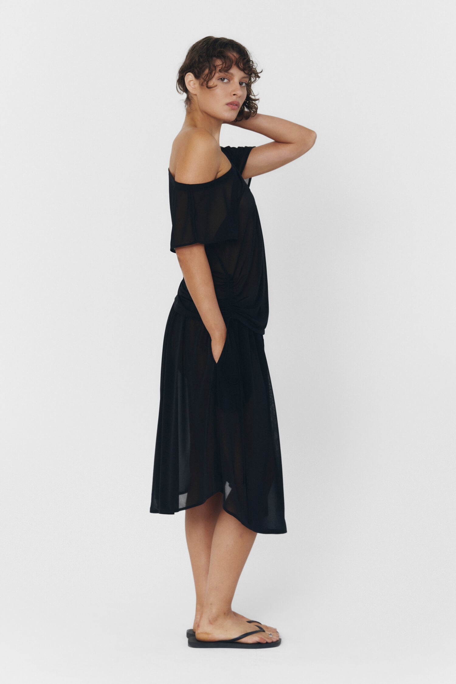BRISA TOP IN BLACK