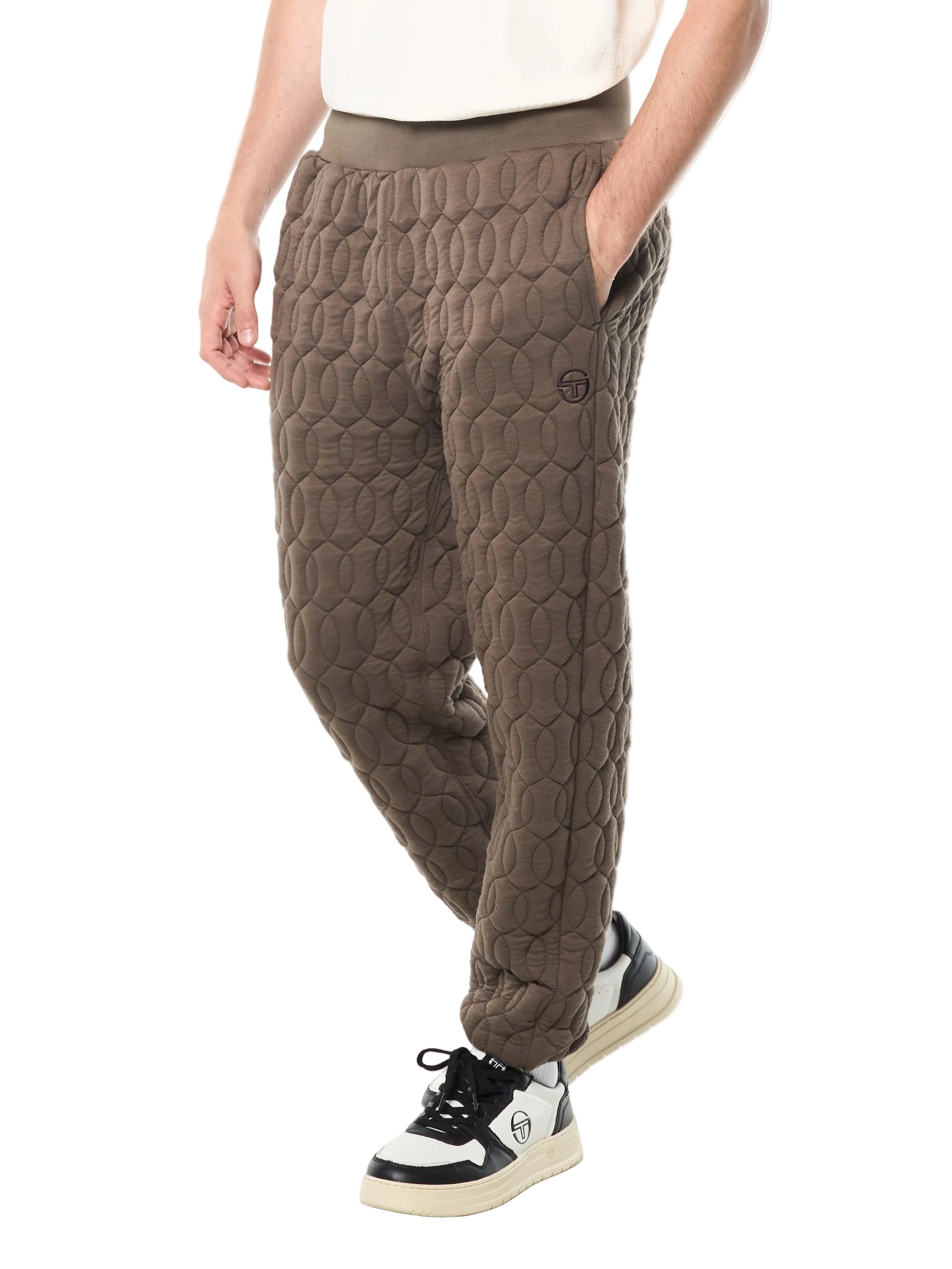 Aversa Quilted Sweatpant- Morel