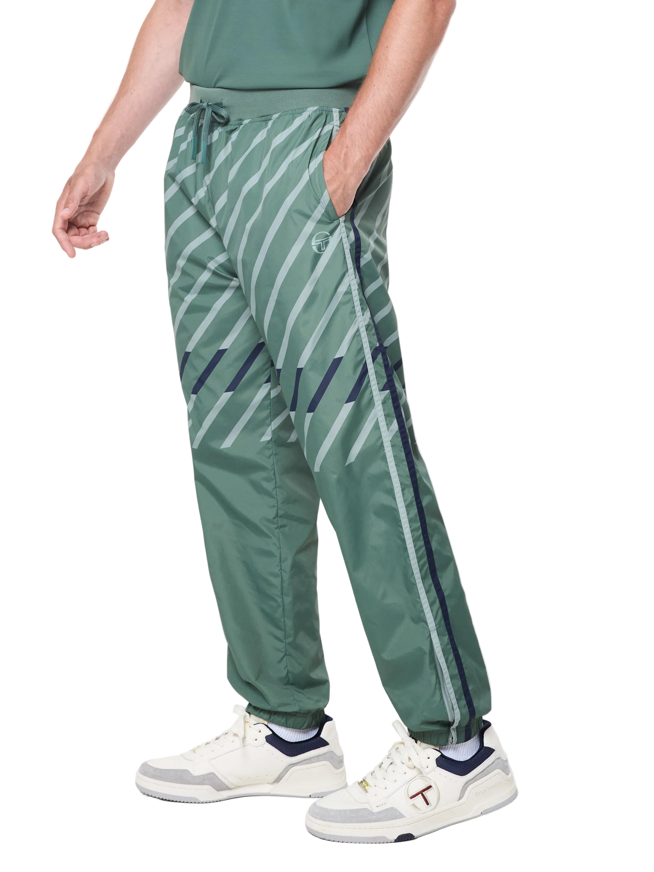 Quadretto Track Pant- Duck Green