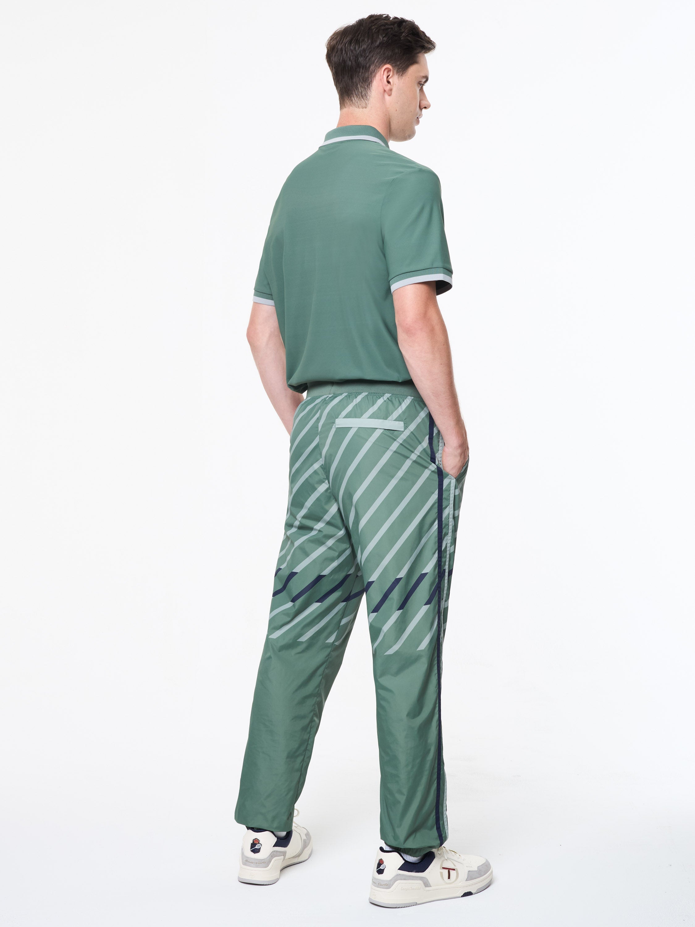 Quadretto Track Pant- Duck Green
