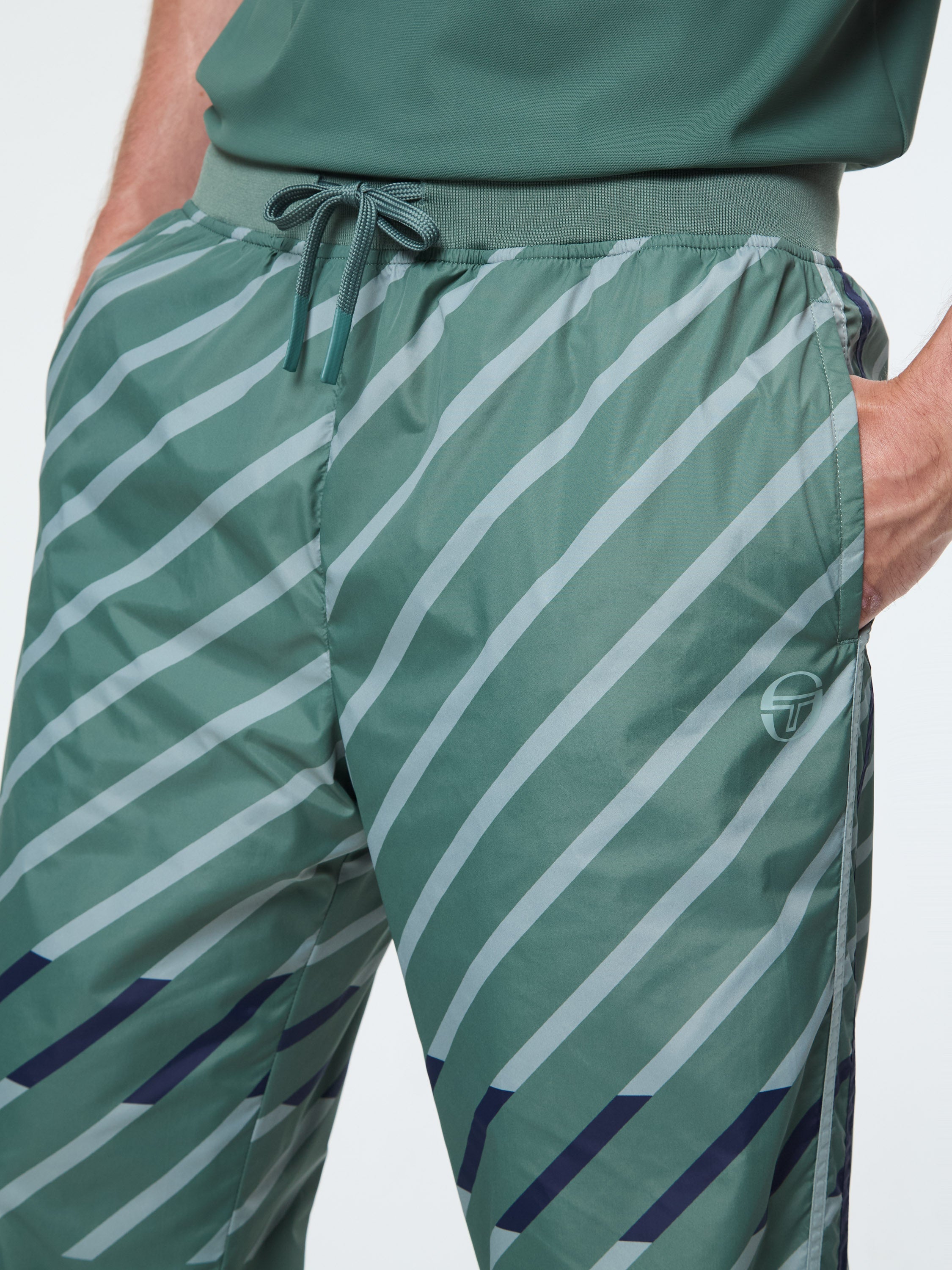 Quadretto Track Pant- Duck Green