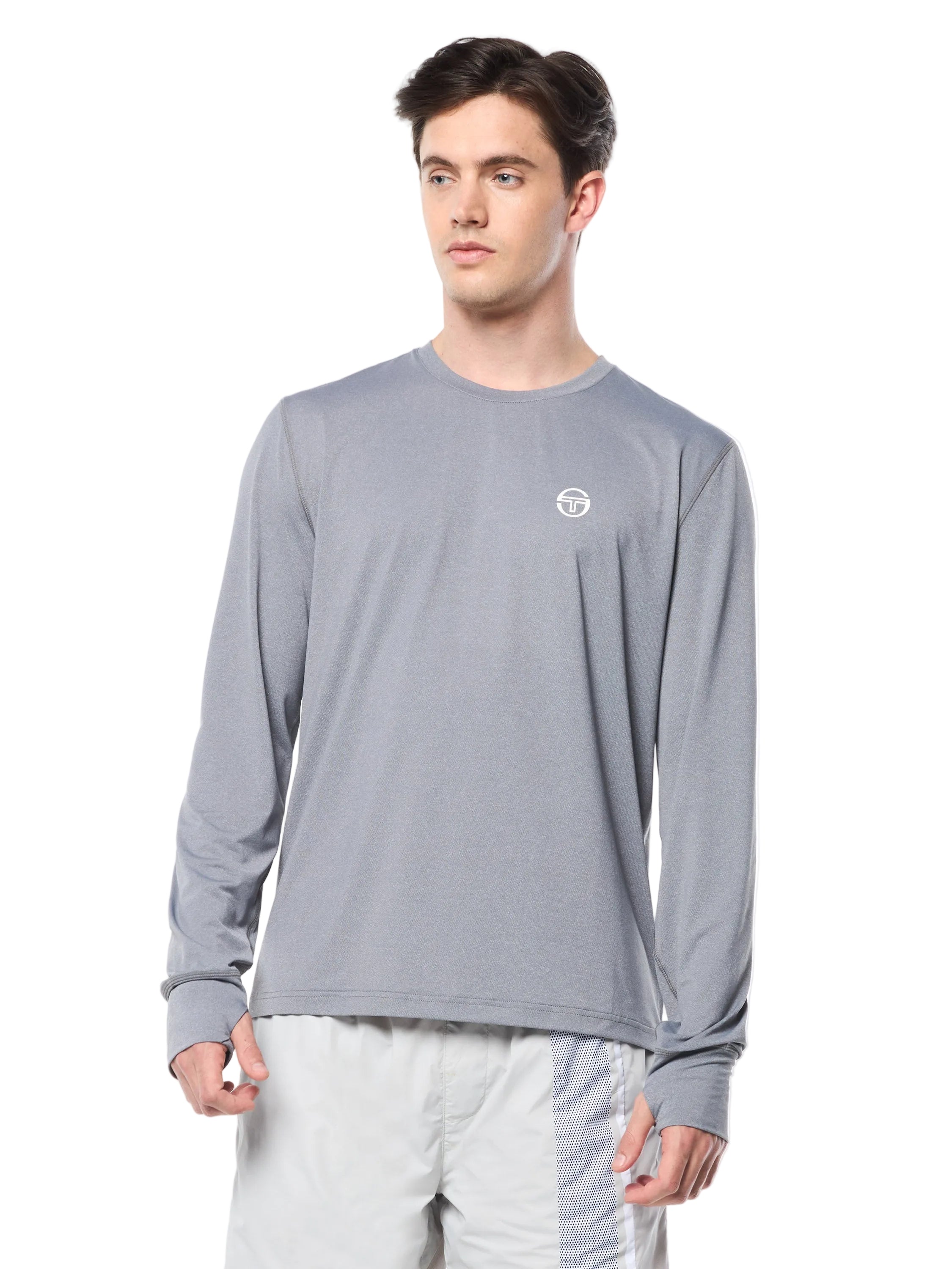 Attivo Damarindo Long Sleeve Tee- Quiet Gray