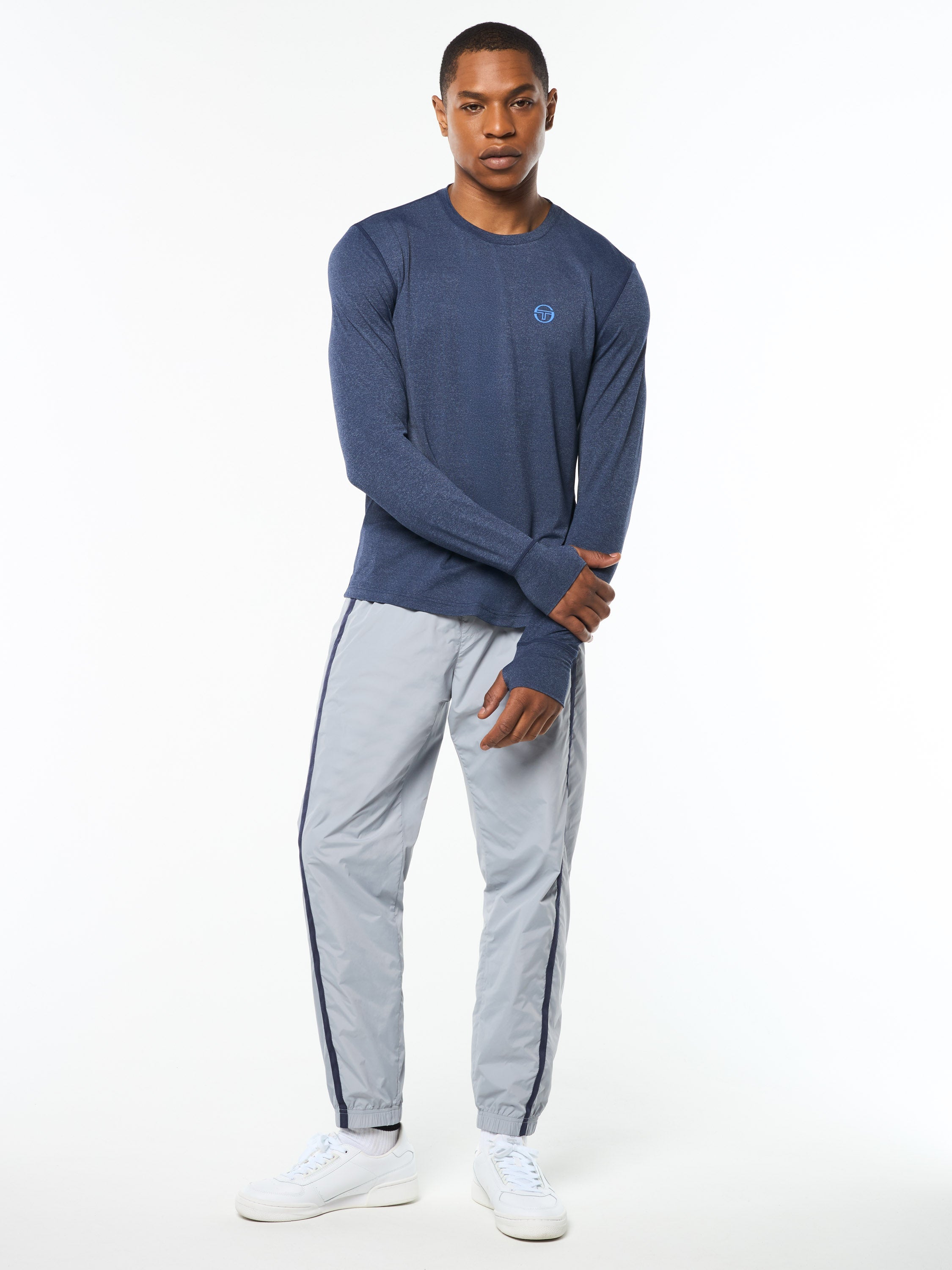 Attivo Damarindo Long Sleeve Tee- Maritime Blue