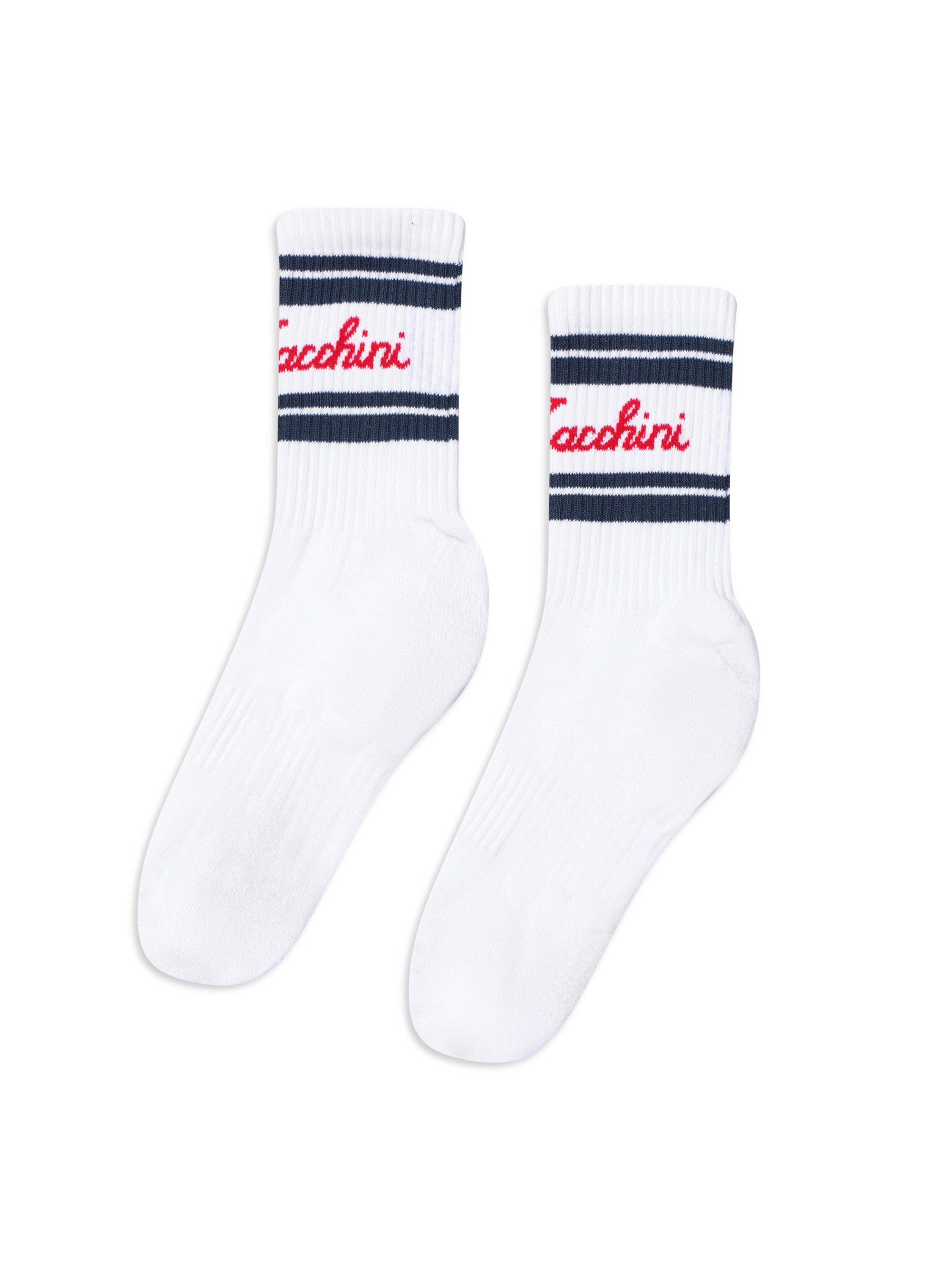 Classico Script Sock-Brilliant White