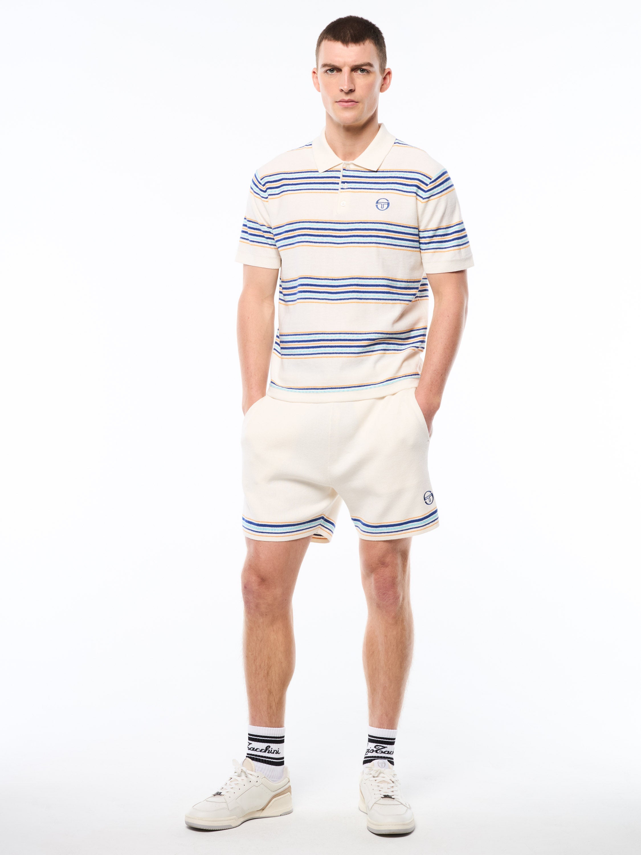 Fausto Sweater Polo-Gardenia