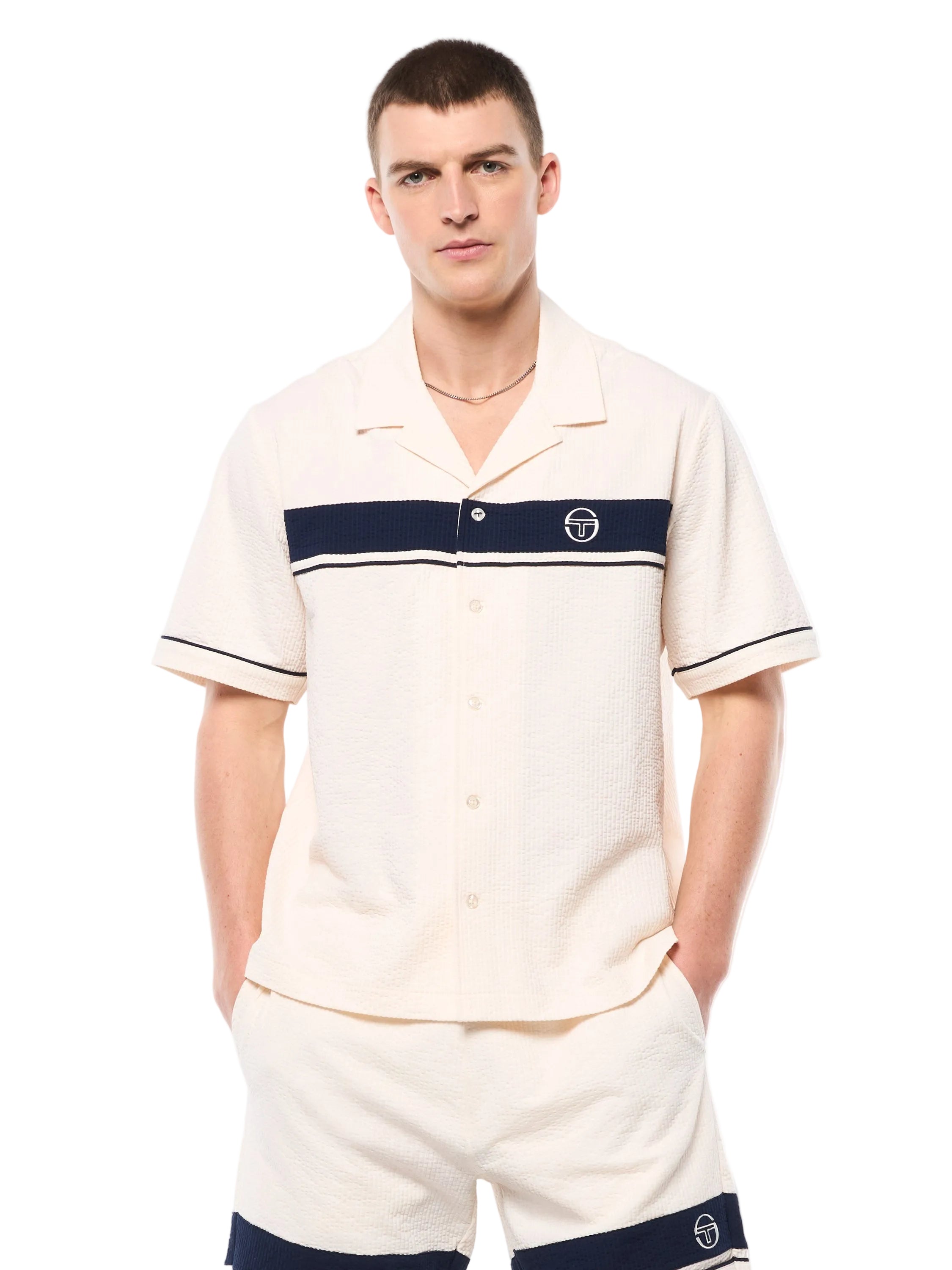 Annata Cabana Shirt-Gardenia