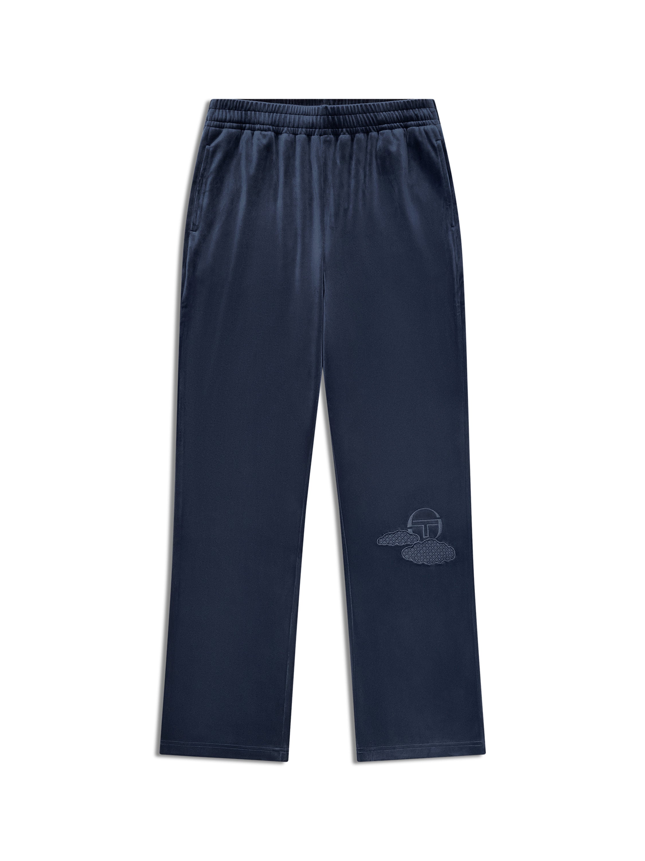 Nuvola Velour Track Pant-Key Largo