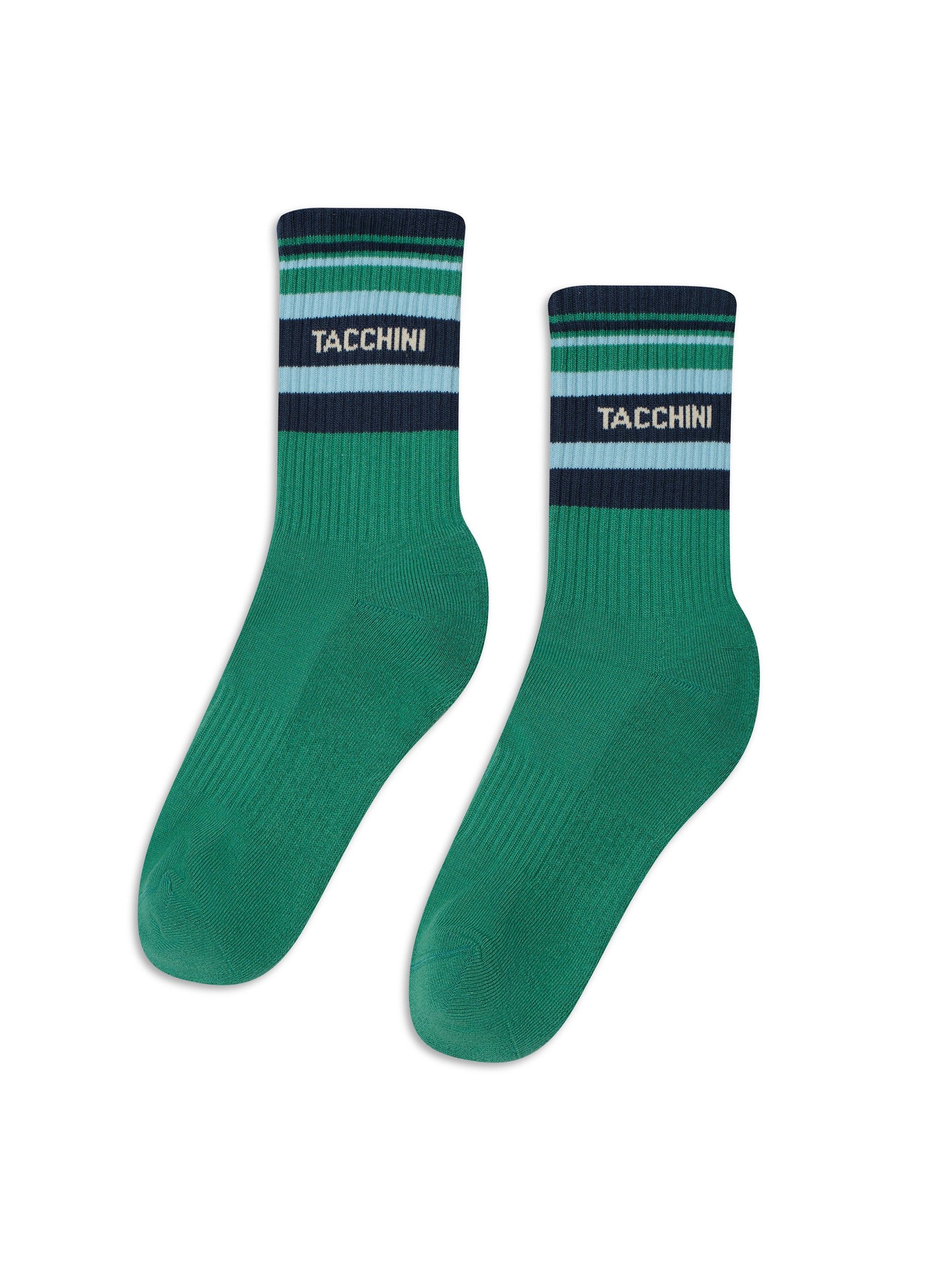 Strisce Sock-Bottle Green