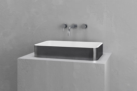 Rectangular Concrete Vessel Sink
