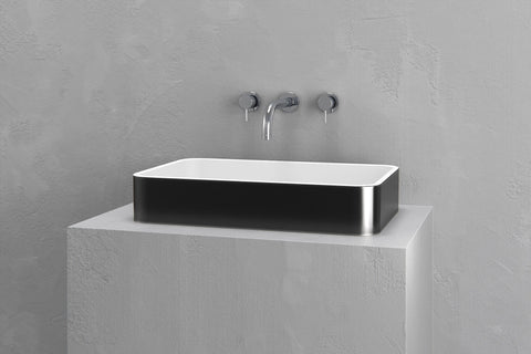 Rectangular Concrete Vessel Sink
