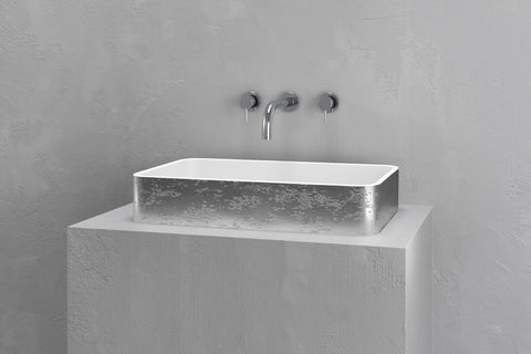Rectangular Concrete Vessel Sink
