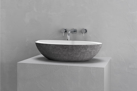 Oval Concrete Vessel Sink – Bespoke Collection