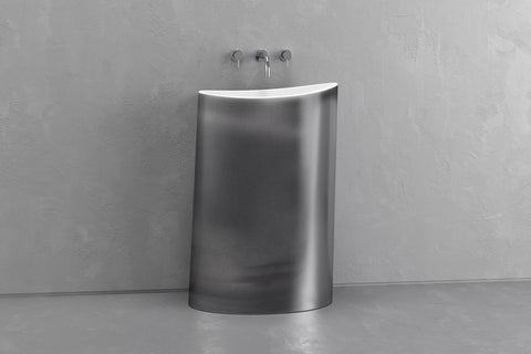 Oval Concrete Pedestal Sink – Bespoke Collection