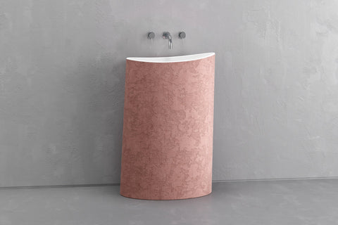 Oval Concrete Pedestal Sink – Bespoke Collection