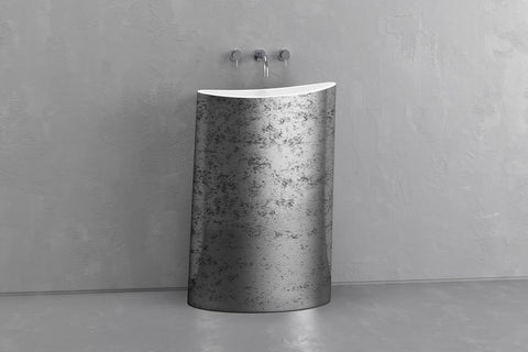 Oval Concrete Pedestal Sink – Bespoke Collection