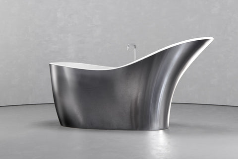 Slipper Freestanding Concrete Bathtub – Bespoke Collection