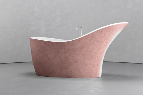 Slipper Freestanding Concrete Bathtub – Bespoke Collection