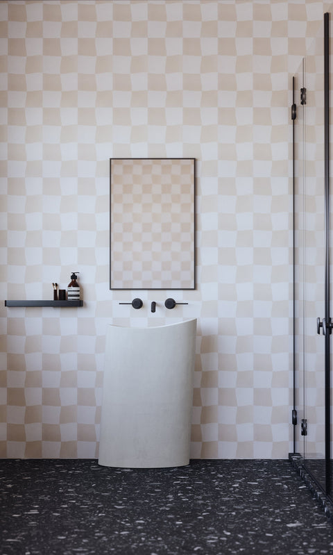 Oval Concrete Pedestal Sink – Studio Collection