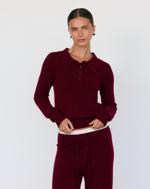 Tove Cashmere Blend Polo