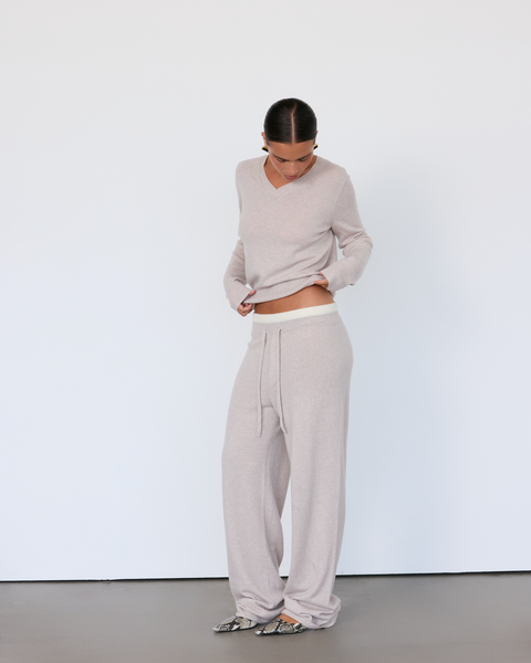 Tove Layered Cashmere Blend Pant