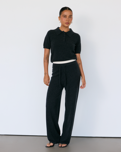 Tove Short Sleeve Cashmere Blend Polo