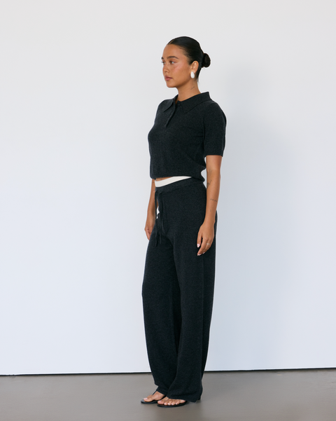 Tove Short Sleeve Cashmere Blend Polo