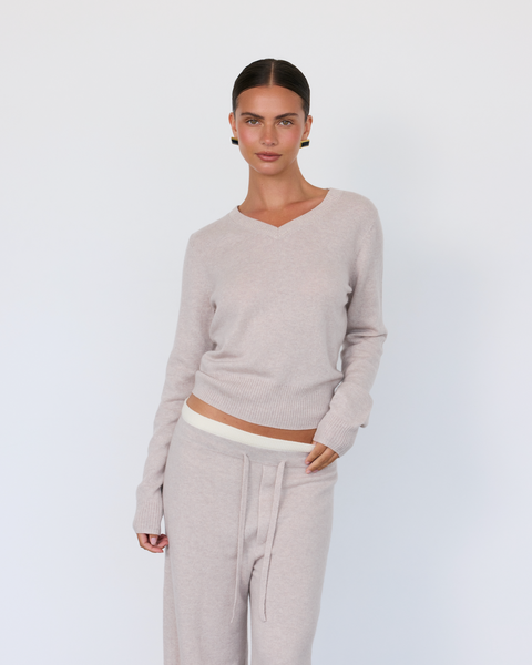 Tove Cashmere Blend V-Neck Sweater