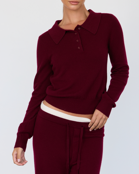Tove Cashmere Blend Polo